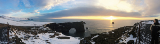 Dyrholaey and black beach south Iceland