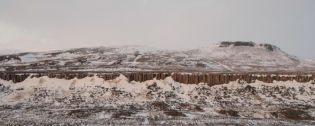 Gerduberg cliffs in Snaefellnes peninsula