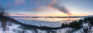 Rising of a new year 1Jan2018 11am Thingvellir lake