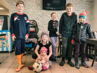 Sisters and cousins in Hvolsvollur south Iceland