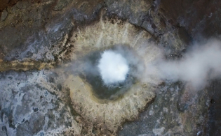 The old Strokkur geyser